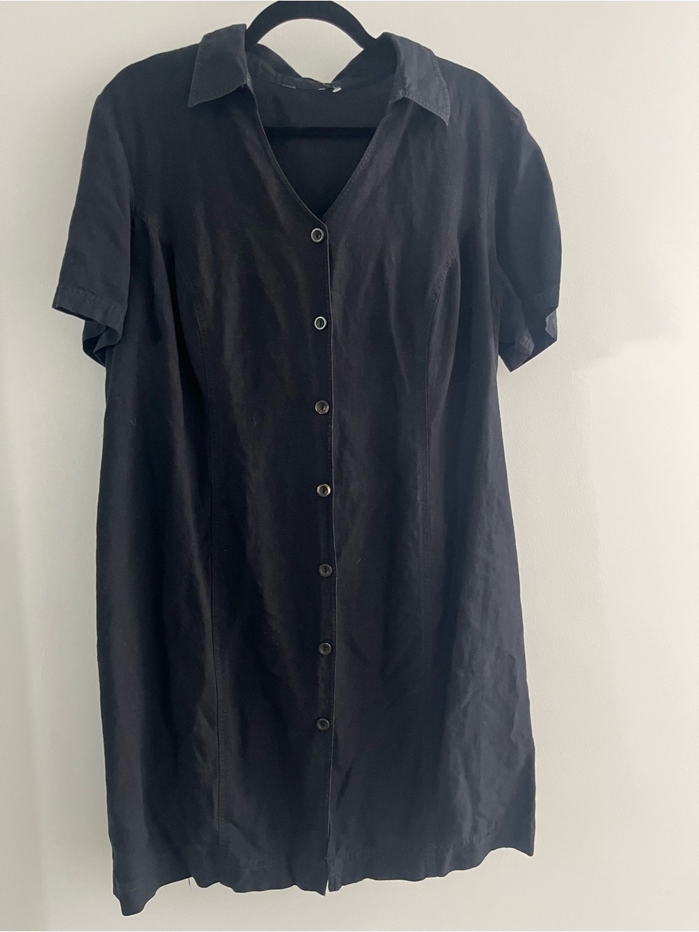 Linen & Silk Blend Vintage Dress
